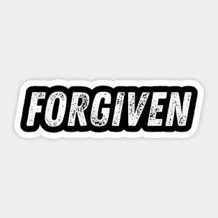 Forgiven Sticker